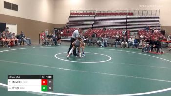 80 lbs Consolation - Darius McMillon, Quest School Of Wrestling (PA) vs Carson Taylor, Badgerway White (WI)