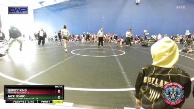 76 lbs Round 2 (4 Team) - Quincy King, Missouri Outlaws vs Jack Seago, OpenMats Wrestling Club