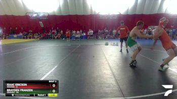 215 lbs Round 1 (4 Team) - Isaac Ericson, Waukon vs Brayden Franzen, Geneseo