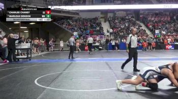 140 lbs Quarterfinal - Marleah Denson, Winfield vs Charlee Chaney, Council Grove