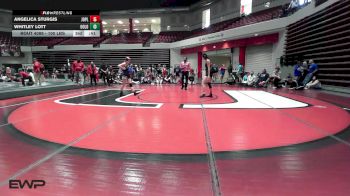 105 lbs Semifinal - Olivia Tranchitello, Lawton vs Kayla Cox, Shawnee High School Girls