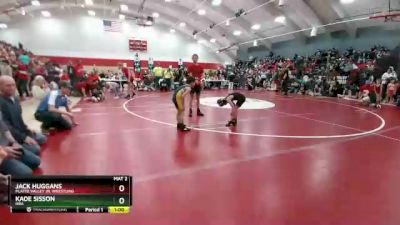 52-56 lbs Round 2 - Jack Huggans, Platte Valley Jr. Wrestling vs Kade Sisson, HRA