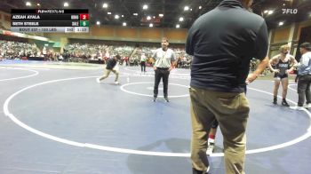 110 lbs Consi Of 16 #2 - Bella Mora, Huntington Beach vs Layla LeCates, Stansbury