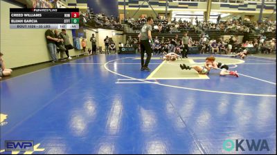 55 lbs Consi Of 16 #2 - Creed Williams, Team Nomad vs Elijah Garcia, Standfast