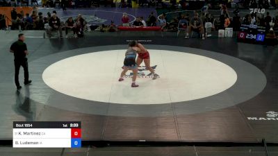 190 lbs Rnd Of 64 - Katianna Martinez, CA vs Briar Ludeman, IA