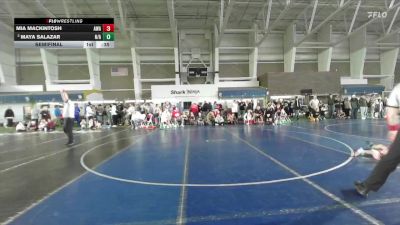 77 lbs Semifinal - Mia Mackintosh, Aviator Wrestling Academy vs Maya Salazar, N/A