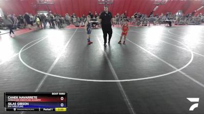 84 lbs Cons. Round 2 - Canek Navarrete, Sarbacker Wrestling Academy vs Silas Gibson, BYA Wrestling