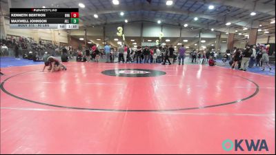 90 lbs Quarterfinal - Kenneth Bertron, Unattached vs Maxwell Johnson, All American Wrestling