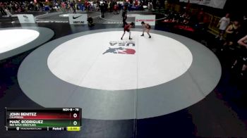 78 lbs Cons. Round 3 - Marc Rodriguez, Red Wave Wrestling vs John Benitez, California