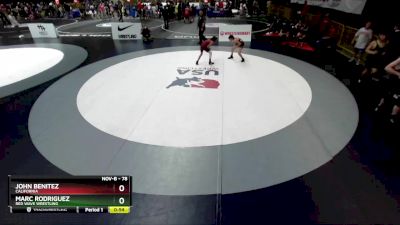 78 lbs Cons. Round 3 - Marc Rodriguez, Red Wave Wrestling vs John Benitez, California