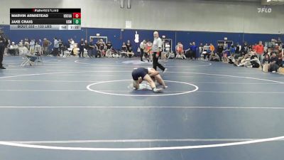 133 lbs Semifinal - Marvin Armistead, Coast Guard vs Jake Craig, Southern Maine