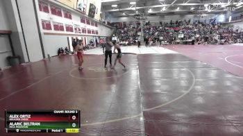 113 lbs Champ. Round 3 - Alex Ortiz, Boulder Creek vs Alaric Beltran, Mica Mountain