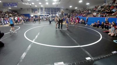 55-60 lbs Rr Rnd 2 - Katie Burrows, Noble Takedown Club vs Harper Hubbard, Henryetta Knights Wrestling Club