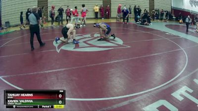 174-176 lbs Semifinal - Xavien Valdivia, Green Valley vs Tamijay Hearns, Basic