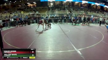 120 lbs 7th Place Match - Hailee Moder, First Baptist vs Willow White, SLAM Miami
