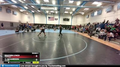 125-127 lbs Round 5 - Brayden Lynch, Chatfield vs Tj Richardson, Poudre