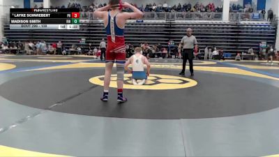 138 lbs Champ. Round 3 - Madison Smith, Findlay vs Layke Schwiebert, Patrick Henry