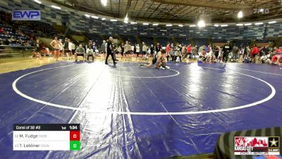 120 lbs Consi Of 32 #2 - Michael Fudge, Thoroughbred Wrestling Academy (TWA), MO vs Thomas Lobliner, Young Guns Nashville Wrestling