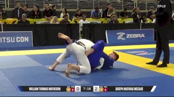 Joseph Mathias McCabe vs William Thomas Matheson 2025 Pan Jiu Jitsu IBJJF Championship