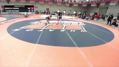 138 A Champ. Round 2 - Claire DiCugno, Unattached vs Makayla Correa, Southern Oregon University