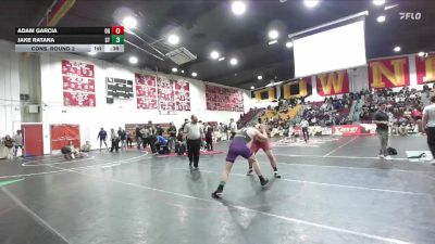 175 lbs Cons. Round 2 - Mario Martinez, Bell Gardens vs Justin Campos, Valenicia (Santa Clarita)