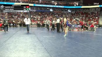 1A-165 lbs Cons. Round 2 - Maxx Solie, Jesup vs Mason Hoyt, Iowa Valley, Marengo