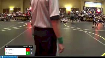 52 lbs Round 5 (6 Team) - Braydon Lopez, Ares Black vs Eesa Mirza, Ares Red