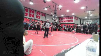 126 lbs Round Of 32 - Kameron Martin, Prague vs Ethan Anderson, Memorial Middle School