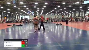 120 lbs Prelims - Brett Brown, Indiana Outlaws Bronze vs Patrick Burdsall, T And T Wrestling