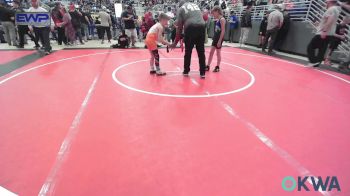 70 lbs 5th Place - Connor Freeman, Tonkawa Takedown Club vs Spin Kennedy, Woodland Wrestling Club