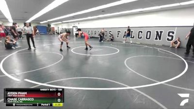 138 lbs Cons. Round 6 - Ayden Pham, Troy High School vs Chase Carrasco, Team SoCal WC