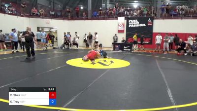 74 kg Round Of 128 - Cj Shea, South Side Wrestling Club vs Kavan Troy, Northern Illinois RTC