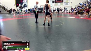 157 lbs Champ. Round 1 - Eli Brunner, Century vs Jonah Gillett, Forest Grove