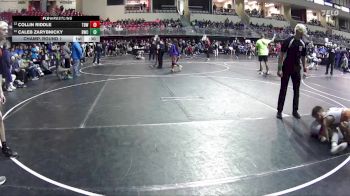 90 lbs Champ. Round 1 - Caleb Zarybnicky, Beatrice Wrestling Club vs Collin Riddle, The Best Wrestler