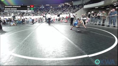 55 lbs 3rd Place - Giovanni Gonzales, Standfast vs Bowen Brown, Shelton Wrestling Academy