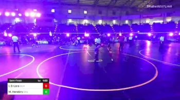 64 lbs Semifinal - Iliyah Sailas-Lara, Bear Cave vs Mylah Henebry, Idaho Gold