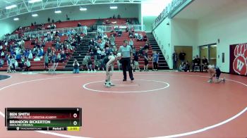 106 lbs Round 1 - Brandon Bickerton, Highland (Medina) vs Ben Smith, Cuyahoga Valley Christian Academy