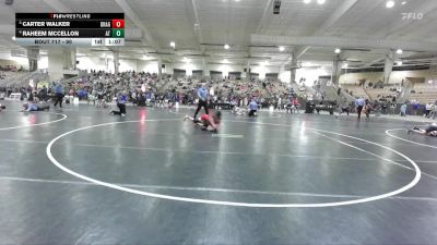 90 lbs Quarterfinal - Carter Walker, Cougar Wrestling Club vs Raheem Mccellon, Aloca Tornadoes