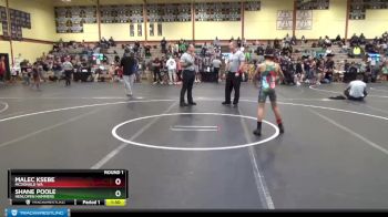 84-88 lbs Round 1 - Malec Ksebe, McDonald WA vs Shane Poole, Henlopen Hammers