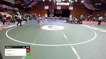 107GOLD lbs Rr Rnd 1 - JoElle Luke, Saugerties vs Ishita Singh, Shenendehowa