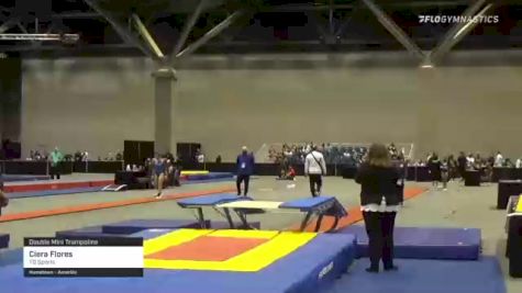Ciera Flores - Double Mini Trampoline, TG Sports - 2021 USA Gymnastics Championships