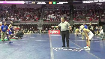 2A-120 lbs Cons. Round 2 - Noah Garcia, West Liberty vs Troy McQuillen, Wilton