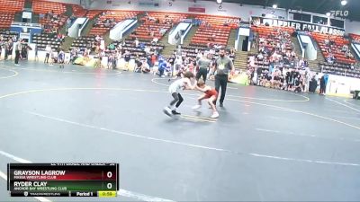 56 lbs Semifinal - Grayson LaGrow, Massa Wrestling Club vs Ryder Clay, Anchor Bay Wrestling Club