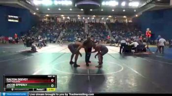 220 lbs Champ. Round 2 - Jacob Epperly, Hanover vs Dalton Deevey, Cape Henlopen