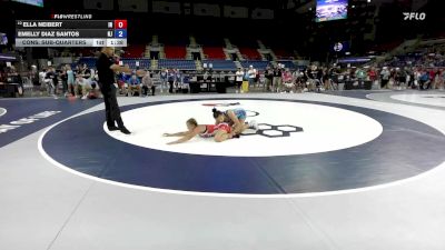 105 lbs Cons. Sub-quarters - Ella Neibert, IN vs Emelly Diaz Santos, NJ