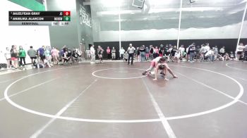 135 lbs Semifinal - Jauzlyean Gray, Jackson County vs Anjelika Alarcon, McDonald County High School Wr