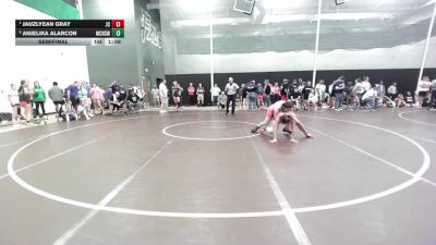 135 lbs Semifinal - Jauzlyean Gray, Jackson County vs Anjelika Alarcon, McDonald County High School Wr