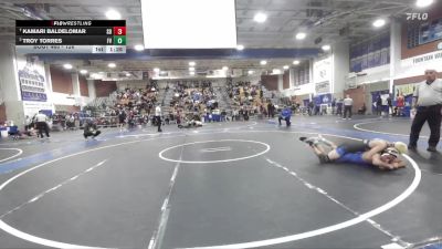 126 lbs Quarterfinal - Kamari Baldelomar, San Dimas vs Troy Torres, Fountain Valley