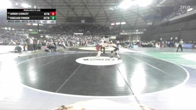 Boys 1B/2B 157 Cons. Round 3 - Kincaid Freer, Kettle Falls vs Aiden Conley, Kittitas