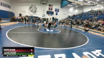 84 lbs Cons. Round 3 - Wyatt Blank, Lovell Middle School vs Xavier Heater, Lovell Middle School